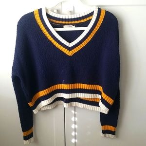 L.A. Heart Navy Knit Sweater